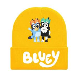 Neue Anime-Cartoon-Studenten-Strickmütze Bluey Kleintier-Muster Beanie Farbige Herbst-Winter Multifunktionale Warme Mütze Großhandel - Product Image 6