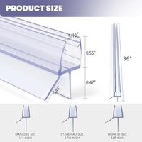 Bande d'étanchéité pour porte de douche pliante, joint d'étanchéité pour porte, bande d'étanchéité imperméable