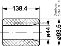 Noyau 48-DN/DC 023U4381 DAN-FOSS pour filtres déshydrateurs DCR