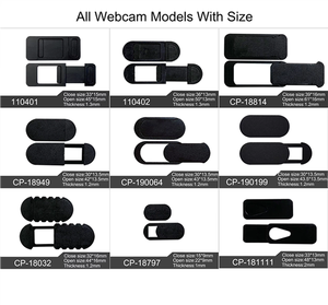 Ultra Thin Webcam Cover Slider 3 Pack ABS Plastic Web Cam Privacy Cover Blocker Slider 3 Piezas - Product Image 4