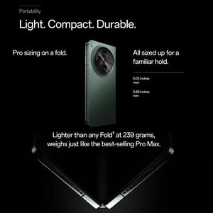 สมาร์ทโฟน OnePlus Open 5G รุ่นดั้งเดิม 16GB 1TB 512GB รองรับซิมคู่ หน้าจอ 7.82 นิ้ว + 6.31 นิ้ว - Product Image 2