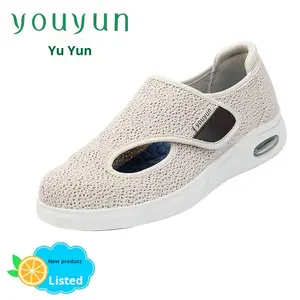 Nouvelles sandales d'été légères et respirantes pour femmes, idéales pour la marche, conçues pour les pieds œdématisés et les diabétiques, grandes tailles 37-50, confort large et parfait. - Product Image 3