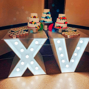 ROCAN Marquee Light up <strong>Table</strong> XV Quinceanera XV <strong>Table</strong> Decorations <strong>Birthday</strong> Letter <strong>Table</strong> - Product Image 1