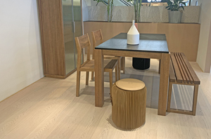 <span class=keywords><strong>Table</strong></span> à manger rectangulaire, pieds en bois massif, assemblage rapide, pièces - Product Image 4