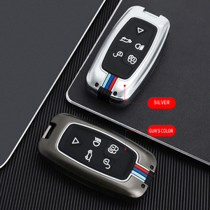 Funda Protectora para Llaves de Coche de Aleación de Zinc y Gel de Sílice para LAND ROVER Landrover <span class=keywords><strong>JAGUAR</strong></span> Xel Xfl Epace Fpace Xj, Llaveros, Bolsa para Llaves - Product Image 6