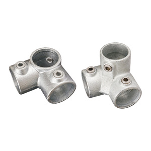 Abrazaderas Metálicas de Acero <span class=keywords><strong>HULK</strong></span>, Abrazaderas de 3 Vías para Barandillas de Seguridad - Product Image 1