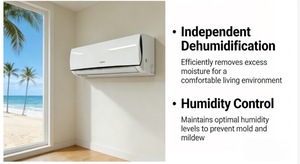 Aire Acondicionado Split al por Mayor en China, Aire Acondicionado Split de Pared con Inversor DC de 24000 BTU Confiable para Espacios Grandes, Hogar, Oficina y Camping - Product Image 2