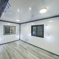 Casa Contenedor Prefabricada Expandible de Alta Calidad de 40 y 20 Pies, con 1, 2, 3, 4 o 5 Dormitorios, Moderna, Móvil, Tipo Cabaña