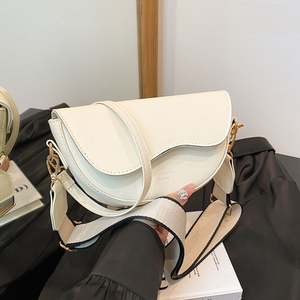 Sacs à main d'usine I-0575, bandoulière large, logo personnalisé, sacs à main de luxe, sacs à main à message, 4 couleurs, sacs à bandoulière - Product Image 4