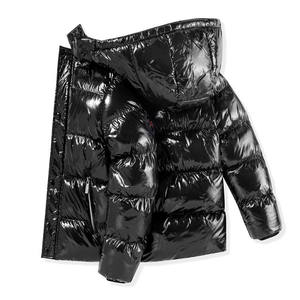 2021 mode réversible Bomber doudoune pour filles et garçons imperméable hiver porté chaud avec grande fermeture éclair à capuche - Product Image 3
