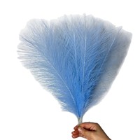 Boho Large Plume Fleurs séchées naturelles Herbe de pampa pour mariage et décoration intérieure pour Noël Saint Valentin Pâques