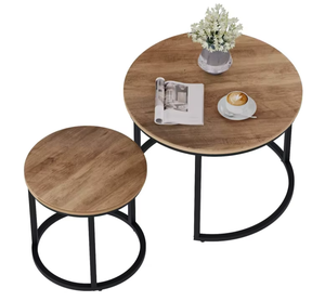 Multifunctionele Set Van <span class=keywords><strong>2</strong></span> Salontafel Speciaal Ontwerp Voor Decoratie In De Woonkamer - Product Image 1