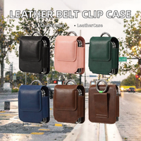 Étui antichoc en cuir PU uni avec clip ceinture pour For Flip 7 FE 8 6 5 4 3