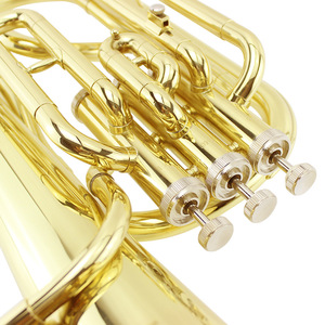 Trompa Barítono de 3 Válvulas en Si bemol, de Latón Lacado, Euphonium Profesional de Grado de Rendimiento, Instrumento de Viento, Venta al por Mayor Directa de Fábrica - Product Image 3