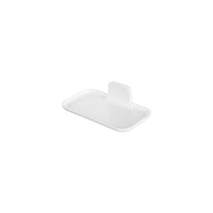 FaSoLa Bathroom Storage Rack Wall Mounted Foldable White Rectangle Durable Vanity Shelf 4-7.9in Depth - Product Image 2