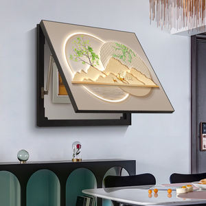 Boîte à compteur électrique moderne, interrupteur d'alimentation, cache-mur, décoration murale, peinture <span class=keywords><strong>pour</strong></span> salon, art mural simple à suspendre, peinture murale - Product Image 3