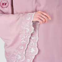 Robe de prière Abaya pour filles musulmanes Hijab aérien grande taille 2 pièces vêtements islamiques robe de prière