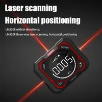 UNI-T LM320D LM320E LM320F Inclinometer Laser Digital Pengukur Sudut Akurasi 0.2 Pengukuran Sudut Absolut dan Relatif Magnetik OEM