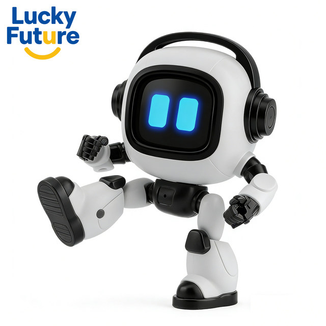 New Trend China Intelligent AI Dancing Small RC Toy Robot with Light & Sound Battery Operated Educational Toy for Kids