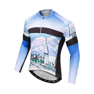 Maillot de Ciclismo Estampado con Malla Ventilada y Tejido de Secado Rápido para Mantenerse Fresco Durante Entrenamientos de Larga Distancia - Product Image 3