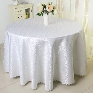 <span class=keywords><strong>Nappe</strong></span> de table ronde personnalisable en gros pour mariage, couleur ivoire, durable, multicolore, pour événements et décoration de mariage - Product Image 4