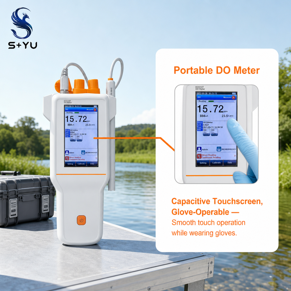 SYU DO510T Professional Smart Flagship Touch Screen 0.00-99.99 Ppm DO ...