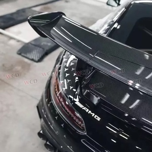 Alerón eléctrico estilo BS para <span class=keywords><strong>mercedes</strong></span>-benz, alerón trasero de fibra de carbono para modelos Amg GT, GTS y <span class=keywords><strong>GTR</strong></span>, serie negra mejorada - Product Image 4