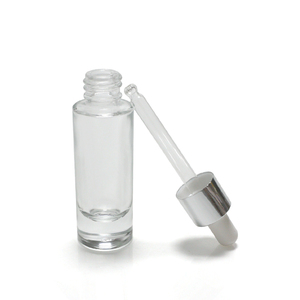Rỗng <span class=keywords><strong>15Ml</strong></span> 1/2 Oz Xi Lanh Mỏng Tinh Dầu Huyết Thanh Bao Bì Đáy Dày Rõ Ràng Glass <span class=keywords><strong>Dropper</strong></span> Chai Với Pipette - Product Image 2