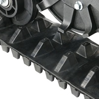 Mini-ATV/UTV Raupenradbagger Federwerksteile Roboter-Gummiborstellanlage