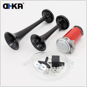 <span class=keywords><strong>Klaxon</strong></span> de voiture miniature en plastique rouge DHKA, style populaire, 12V 130dB 20A pour moto, bus, bateau avec relais de <span class=keywords><strong>klaxon</strong></span> AS042B - Product Image 2