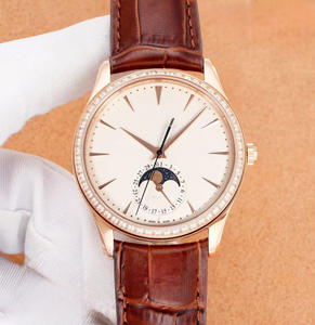 Reloj Mecánico Automático de Alta Calidad, con Logotipo Personalizado, Estilo de Diseñador, Fase Lunar Clásica, Simple y Moderno - Product Image 1