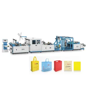 ZXL-E700 Machinery Supplier High Speed Automatic Multifunction Recycled Eco Non Woven Box Bag Making Machine