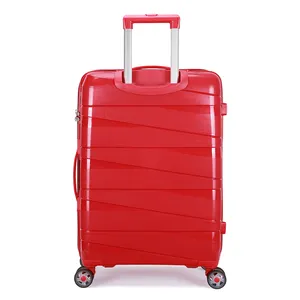 Beste Voor Europese Reizen Met 3 Set Trolley Rode Bagage