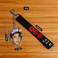 Cordon de téléphone Kpop Jimin Jungkook V Suga ARIRANG World Tour, bâton lumineux, porte-clés photo numérique, cadeau promotionnel en acrylique, souvenir