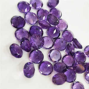 Vente en gros de pierres précieuses de quartz bleu améthyste en cristal naturel rond de 10mm de haute qualité pour la fabrication de bijoux - Product Image 1
