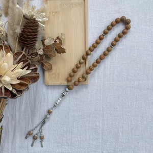 Rosario musulmano perline di preghiera islamica 8/10mm in legno arabico pietra con perline gioiello turco Tasbeeh Misbaha Sibha Tasbih Tesbih - Product Image 3