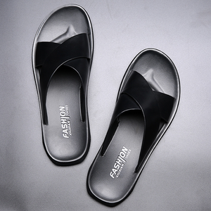Sandalias de Verano para Hombre, Versión de Cuero, Antideslizantes, Chanclas de Playa - Product Image 3