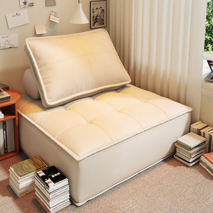 Tofu Block Sofa Square Tufted Foam Filled Single Size Living Room Bedroom Use - Product Image 1