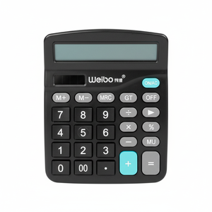 Caja de 120 piezas al por mayor de calculadoras electrónicas de 12 dígitos de doble potencia para uso de oficina - Product Image 2