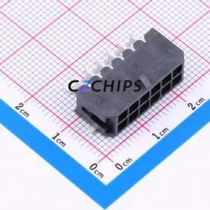 HC-MX3.0-2*6AWT-05 Wire-to-Board Pin Header SMD,P=3mm,Horizontal Mount Connector 2x6P 3mm Horizontal Mount Micro-Fit (MX 3.0) - Product Image 1