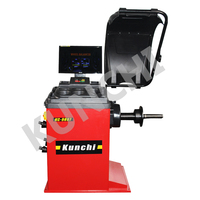 Balanceador de Ruedas con Levitación Magnética LCD KUNCHI - Máquina Profesional para Equilibrar Neumáticos para Reparación en Garajes