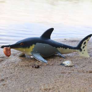 Yxs enfants simulent Marine solide dinosaure jouet préhistorique animal modèle Ichthyosaurus diocanthus mosasaur - Product Image 4