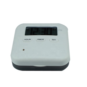 ABS thông minh pillbox <span class=keywords><strong>Pill</strong></span> tổ chức báo động điện tử y học <span class=keywords><strong>Pill</strong></span> <span class=keywords><strong>Box</strong></span> với báo động <span class=keywords><strong>Pill</strong></span> <span class=keywords><strong>Box</strong></span> kỹ thuật số pillbox một ngày hàng ngày meds trường hợp - Product Image 1