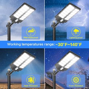 Venta al por Mayor de Farolas Solares LED Integradas Todo en Uno para Exteriores con Lámpara de 800W/1000W/1200W IP65 para Uso en Carreteras - Product Image 5