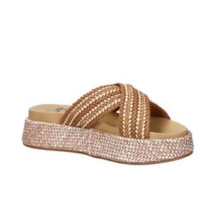 Sandales compensées en cuir pour femme 4Us Paciotti, talon de 5 cm, taille 38 - Product Image 2