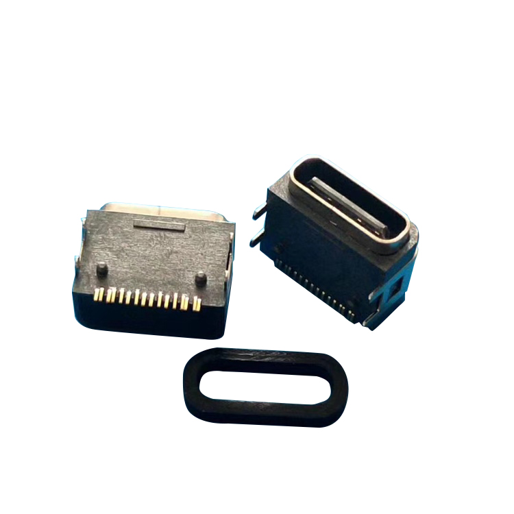 ПРОФЕССИОНАЛЬНЫЙ ПРОИЗВОДИТЕЛЬ водонепроницаемый разъем USB 3,1 Type C Female 16P SMT IP67