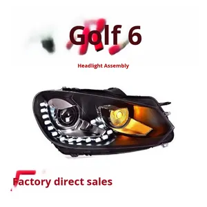 ชุดไฟหน้า LED สำหรับ Golf 6 ปี 09-13 รุ่นดัดแปลงแบบ R20 พร้อมไฟเดย์ไลท์แบบ Tear-Eye สภาพใหม่ - Product Image 4