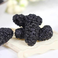 China Sichuan Zwarte Zoete Gedroogde Moerbeien Graad A 15kg Bulk Vacuümverpakking AD-proces voor consumptie