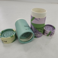 Récipient vide biodégradable en carton de 2oz avec bâton déodorant push up
