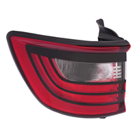 Pour Dodge Durango 2014 2015 2016 2017 2018 2019 2020 2021 2022 Feu arrière extérieur gauche LED rouge, feu stop